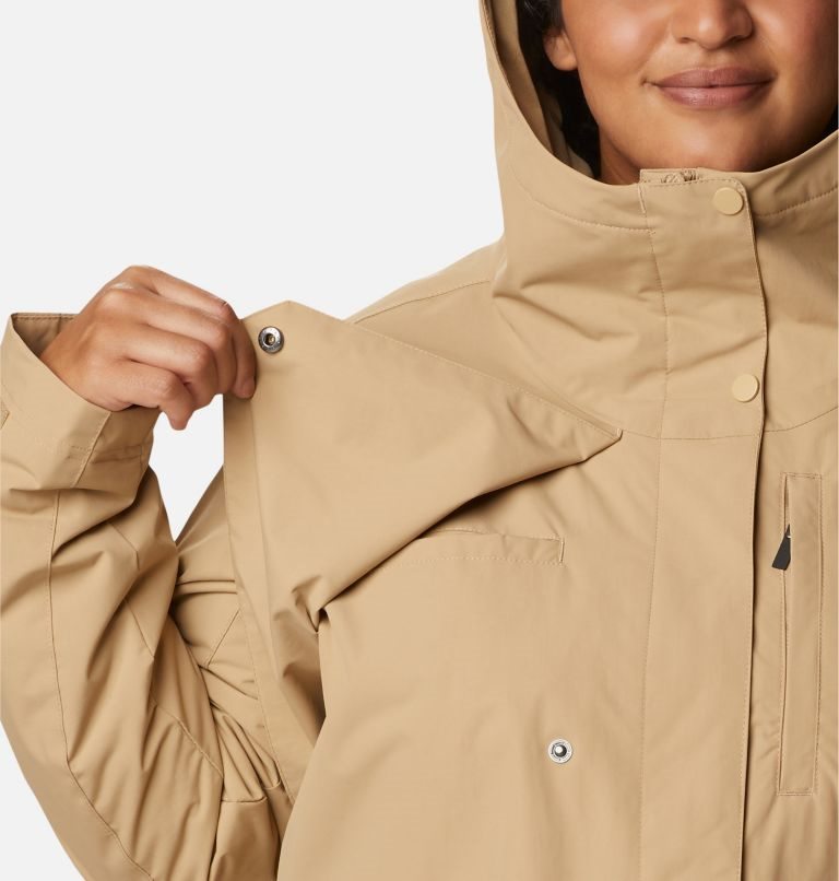 Women's Columbia Hadley Trail Jackets Khaki | Plus Size CA-OC631